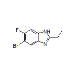 5-Bromo-2-ethyl-6-fluorobenzimidazole