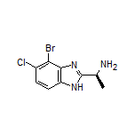 (S)-1-(4-Bromo-5-chloro-1H-benzo[d]imidazol-2-yl)ethanamine