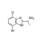 1-(7-Bromo-4-chloro-1H-benzo[d]imidazol-2-yl)ethanamine