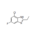 7-Chloro-2-ethyl-5-fluorobenzimidazole