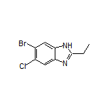 6-Bromo-5-chloro-2-ethylbenzimidazole