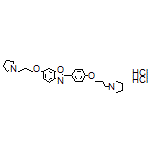 6-[3-(Pyrrolidin-1-yl)propoxy]-2-[4-[3-(pyrrolidin-1-yl)propoxy]phenyl]benzo[d]oxazole Dihydrochloride