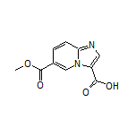 6-(Methoxycarbonyl)imidazo[1,2-a]pyridine-3-carboxylic Acid