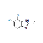 7-Bromo-6-chloro-2-ethylbenzimidazole