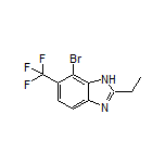 7-Bromo-2-ethyl-6-(trifluoromethyl)benzimidazole