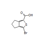 3-Bromo-5,6-dihydro-4H-cyclopenta[c]thiophene-1-carboxylic Acid