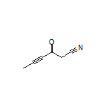 3-Oxo-4-hexynenitrile