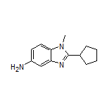 2-Cyclopentyl-1-methyl-1H-benzo[d]imidazol-5-amine