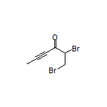 1,2-Dibromo-4-hexyn-3-one