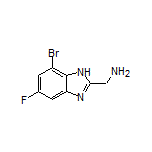 (7-Bromo-5-fluoro-1H-benzo[d]imidazol-2-yl)methanamine