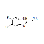 (5-Chloro-6-fluoro-1H-benzo[d]imidazol-2-yl)methanamine