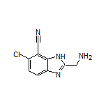 2-(Aminomethyl)-6-chloro-1H-benzo[d]imidazole-7-carbonitrile