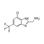 [7-Chloro-5-(trifluoromethyl)-1H-benzo[d]imidazol-2-yl]methanamine