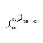 (2R,5R)-5-Methylmorpholine-2-carboxylic Acid Hydrochloride