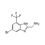 [5-Bromo-7-(trifluoromethyl)-1H-benzo[d]imidazol-2-yl]methanamine