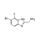 (6-Bromo-7-fluoro-1H-benzo[d]imidazol-2-yl)methanamine