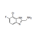 (7-Chloro-6-fluoro-1H-benzo[d]imidazol-2-yl)methanamine