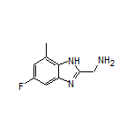 (5-Fluoro-7-methyl-1H-benzo[d]imidazol-2-yl)methanamine