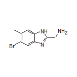 (5-Bromo-6-methyl-1H-benzo[d]imidazol-2-yl)methanamine