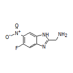 (5-Fluoro-6-nitro-1H-benzo[d]imidazol-2-yl)methanamine