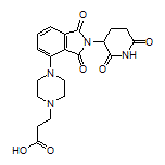 3-[4-[2-(2,6-Dioxopiperidin-3-yl)-1,3-dioxoisoindolin-4-yl]piperazin-1-yl]propanoic Acid