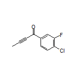 1-(4-Chloro-3-fluorophenyl)but-2-yn-1-one