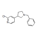 4-(1-Benzylpyrrolidin-3-yl)-2-chloropyridine