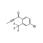 1-[4-Bromo-2-(trifluoromethyl)phenyl]but-2-yn-1-one