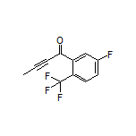 1-[5-Fluoro-2-(trifluoromethyl)phenyl]but-2-yn-1-one