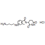 3-[5-[(4-Aminobutyl)amino]-1-oxoisoindolin-2-yl]piperidine-2,6-dione Hydrochloride