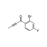 1-(2-Bromo-4-fluorophenyl)but-2-yn-1-one