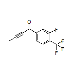1-[3-Fluoro-4-(trifluoromethyl)phenyl]but-2-yn-1-one