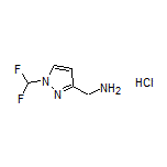 [1-(Difluoromethyl)-1H-pyrazol-3-yl]methanamine Hydrochloride