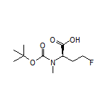 (R)-2-[Boc-(methyl)amino]-4-fluorobutanoic Acid