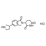 3-[1-Oxo-5-(pyrrolidin-3-yl)isoindolin-2-yl]piperidine-2,6-dione Hydrochloride