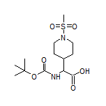 2-(Boc-amino)-2-[1-(methylsulfonyl)piperidin-4-yl]acetic Acid