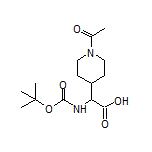 2-(1-Acetyl-4-piperidyl)-2-(Boc-amino)acetic Acid