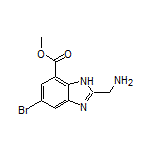 Methyl 2-(Aminomethyl)-5-bromo-1H-benzo[d]imidazole-7-carboxylate