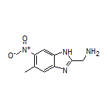 (5-Methyl-6-nitro-1H-benzo[d]imidazol-2-yl)methanamine