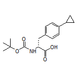 (R)-2-(Boc-amino)-3-(4-cyclopropylphenyl)propanoic Acid