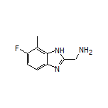 (6-Fluoro-7-methyl-1H-benzo[d]imidazol-2-yl)methanamine