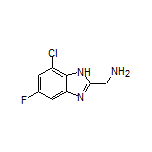 (7-Chloro-5-fluoro-1H-benzo[d]imidazol-2-yl)methanamine