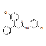 N,3-Bis(3-chlorophenyl)-3-phenylpropanamide