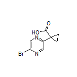 1-(5-Bromopyrazin-2-yl)cyclopropanecarboxylic Acid