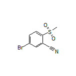 5-Bromo-2-(methylsulfonyl)benzonitrile