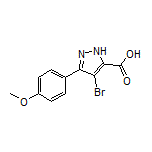 4-Bromo-3-(4-methoxyphenyl)-1H-pyrazole-5-carboxylic Acid
