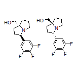 trans-7a-(Hydroxymethyl)-3-(3,4,5-trifluorophenyl)hexahydro-1H-pyrrolizine