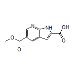 5-(Methoxycarbonyl)-7-azaindole-2-carboxylic Acid