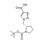 (S)-1-[(1-Boc-pyrrolidin-2-yl)methyl]-1H-1,2,3-triazole-4-carboxylic Acid