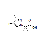 2-(4-Iodo-3-methyl-1H-pyrazol-1-yl)-2-methylpropanoic Acid